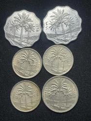 1959  İLE 1981 YILLARI ARASI IRAQ-IRAK 17 ADET KOLEKSİYON PARALAR