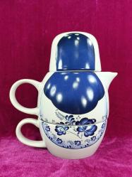 RUSYA SOCHI.RU 2014 OLİMPİYAT OYUNLARI HATIRASI MATRUŞKA BEBEK RESİMLİ PORSELEN DEMLİK VE FİNCAN