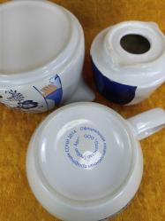 RUSYA SOCHI.RU 2014 OLİMPİYAT OYUNLARI HATIRASI MATRUŞKA BEBEK RESİMLİ PORSELEN DEMLİK VE FİNCAN