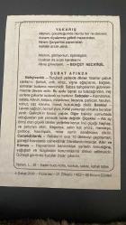 4 ŞUBAT 2002 - TAKVİM YAPRAĞI - DOĞUM GÜNÜ HEDİYESİ - BÜYÜK SAATLİ MAARİF TAKVİMİ - ATATÜRK - BEHÇET NECATİGİL - ŞUBAT AYINDA , BAHÇIVANLIK , SEBZELER, BALIKLAR, ÇİÇEKLER İLE İLGİLİ BİLGİ