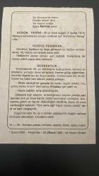 7 ŞUBAT 2002 - TAKVİM YAPRAĞI - DOĞUM GÜNÜ HEDİYESİ - BÜYÜK SAATLİ MAARİF TAKVİMİ - ATATÜRK - MARAŞ'A KAHRAMANLIK ÜNVANI VERİLMESİ - HEDİYE VERİRKEN ADLI KISA YAZI - SERBESTLİK ADLI KISA YAZI