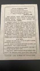 8 ŞUBAT 2002 - TAKVİM YAPRAĞI - DOĞUM GÜNÜ HEDİYESİ - BÜYÜK SAATLİ MAARİF TAKVİMİ - PROF. YILDIZ TÜMERDEM - ARİF HİKMET PAR - ATATÜRK - ANTEP'E GAZİLİK ÜNVANI VERİLMESİ - PRF. DR. AHMET KEMAL ATAY'IN VEFATI - AYNI İMİŞ ADLI KISA YAZI