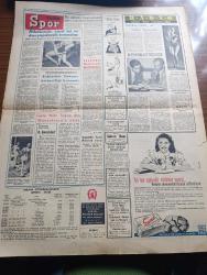 Zafer Gazetesi - 27 Mart 1956 - Reisicumhur Celal Bayar'ın İstanbul'dan Trakya Sel Bölgesine Gitti - Celal Bayar'a Çorlu'da Yapılan Tezahürat - Başvekil Adnan Menderes İstanbul'da Fotoğraf - Birleşik Amerika'da Seçim Hazırlığı Şiddetlendi - İngiltere'nin Orta Doğu Politikası Bağdat Patkına Dayanmaktadır - Birleşik Amerika Devleti Memleketimizdeki Yangın Sel Ve Zelzele Felaketzedelerine 14 Milyon Dolarlık Yardım Yaptı - Onun Karısı Çeviren B.B. Yazı Dizisi - Film Yıldızı Ve 1952  Türkiye İkinci Güzeli Ayfer Feray Puro Tuvalet Sabunu Kullanıyor - Buzlar İçinde Yazan Hammond İnnes Yazı Dizisi - Amerika'da Yılın Artisti Seçilen İsveçli Anita Ekberg - Sabah Keyfi Yazan Necdet Rüştü Efe - Türkiye Emlak Bankasının 955 Karı 11.495.925 lira - Atletizmde Yurt İçi Ve Dışı Yapılacak Temaslar - Demirsporlar Güreş Şampiyonası Eskişehir Takımı Birinciliği Kazandı - Beynelmilel Boston Maraton Yarışı Yusuf Akkaya Davet Edildi - En Uzun Boylu Televizyon Yıldızı Ann Talbot