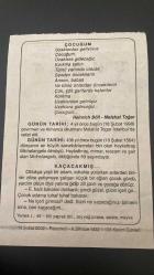 18 ŞUBAT 2002 - TAKVİM YAPRAĞI - DOĞUM GÜNÜ HEDİYESİ - BÜYÜK SAATLİ MAARİF TAKVİMİ - ATATÜRK - HEİNRİCH BÖLL-MELAHAT TOĞAR - MELAHAT TOĞAR'IN VEFATI -MİCHELANGELO'NUN VEFATI - KAÇACAKMIŞ ADLI KISA YAZI