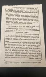 28 ŞUBAT 2002 - TAKVİM YAPRAĞI - DOĞUM GÜNÜ HEDİYESİ - BÜYÜK SAATLİ MAARİF TAKVİMİ -  ATATÜRK - ATATÜRK'ÜN İSTANBUL'UN FAHRİ HEMŞERİSİ OLDU -  OLAF PALME'NİN VEFATI - SOYUT VE SOMUT ADLI KISA YAZI