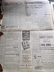 Son Telgraf Gazetesi - 3 Kasım 1955 - Muş'a İlk Giren Tren Ve Doğu Yazan Etem Izzet Benice Köşe Yazısı - Ürdün'e Gitmekte Olan Celal Bayar İskenderun'da - Misafir Alman Heyeti Şerefine Tatbikat Yapıldı - Belediye Seçimleri İçin Propagandaya İzin Verildi -  Başvekil Adnan Menderes İstanbul'a Geldi - Ankara Üniversitesi Dün Tedrisata Başladı - On Bin Otomobil Lastiği Yeniden Tevzi Edilecek - 19'lar Yeni Bir Parti Kurmak Fikrinde - İki Profesör Tahir Taner Ve Muammer Raşit Sevig Emekliye Ayrıldı - Abbasiler Yazan Y.O. Yazı Dizisi - Gümrüklerdeki Filmler Hala Niye Dağıtılmadı - Kraliçe Süreyya Bütün Paris'in Kalbini Fethetti - Kankusan Gelin Yazan A. Vedad Akın Yazı Dizisi -  Hergeleci İbrahim Yazan Ahmet Fikri Kündecioğlu Yazı Dizisi - Havagücü Egespor Maçı - Sunderland Dynamo İle Karşılaşacak - Adalet Vefa İle Berabere Kaldı - Kabataş Lisesi Beyoğlu Ticareti 1 0 Mağlup Etti - Fenerbahçe Stadında Karşılaşan Galatasaray Ve Kuleli Berabere Kaldı - Okullararası Voleybol Maçları Başladı