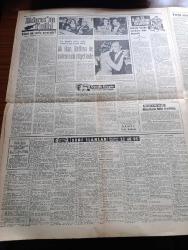 Hürriyet Gazetesi - 16 Temmuz 1957 - İngiltere Kıbrıs Konusunda Taksimi Son Çare Görüyor - İstanbul Sıcaktan Kavrulurken Ankara Adana Ve Konya'da Seller Zarar Yaptı - Beyoğlu Ve Anadolu Yakasında İki Büyük İşçi Hastanesi Kurulacak - Gökay'ı Sevenler Cemiyet Kuruyor - Long Beach'te Güzellere Pek Rağbet Yok - İkimizin Erkeği Aşk Romanı Yazan Vicki Baum Yazı Dizisi - Su Sporları Sitesi Yazan Abdurrahman Benlioğlu - Dedektif Nik'in Maceraları Çizgi Roman - Asya Gribi Suriye Hicaz Lübnan Ve İsrail'de Süratle Yayılıyor - Siyah Kuğu Aşk Ve Macera Romanı Çizen Faruk Geç - Spor Ve Sergi Sarayı 12 Milyon Liraya Satılıyor - Kıbrıs'ın Fethi Yazan Nizameddin Nazif Tepedelenlioğlu Yazı Dizisi - 40 Yıl Kanunsuz Yaşadım Yazan Blackie Audet Yazı Dizisi - Fenerbahçe Eski Macar Antrenörü Molnar Dün Gece Geldi - Önümüzdeki Mevsim Galatasaray İçin İki Antrenör Namzedi George Dick ve Sandro Puppo - Beşiktaş İsveç'teki İlk Maçını Bugün Oynuyor - Fatoş Çizgi Roman - Güngörmüşler Çizgi Roman - Gökler Hakimi