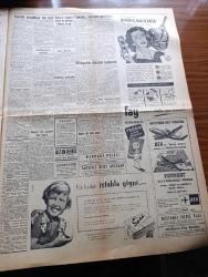 Hürriyet Gazetesi - 16 Temmuz 1957 - İngiltere Kıbrıs Konusunda Taksimi Son Çare Görüyor - İstanbul Sıcaktan Kavrulurken Ankara Adana Ve Konya'da Seller Zarar Yaptı - Beyoğlu Ve Anadolu Yakasında İki Büyük İşçi Hastanesi Kurulacak - Gökay'ı Sevenler Cemiyet Kuruyor - Long Beach'te Güzellere Pek Rağbet Yok - İkimizin Erkeği Aşk Romanı Yazan Vicki Baum Yazı Dizisi - Su Sporları Sitesi Yazan Abdurrahman Benlioğlu - Dedektif Nik'in Maceraları Çizgi Roman - Asya Gribi Suriye Hicaz Lübnan Ve İsrail'de Süratle Yayılıyor - Siyah Kuğu Aşk Ve Macera Romanı Çizen Faruk Geç - Spor Ve Sergi Sarayı 12 Milyon Liraya Satılıyor - Kıbrıs'ın Fethi Yazan Nizameddin Nazif Tepedelenlioğlu Yazı Dizisi - 40 Yıl Kanunsuz Yaşadım Yazan Blackie Audet Yazı Dizisi - Fenerbahçe Eski Macar Antrenörü Molnar Dün Gece Geldi - Önümüzdeki Mevsim Galatasaray İçin İki Antrenör Namzedi George Dick ve Sandro Puppo - Beşiktaş İsveç'teki İlk Maçını Bugün Oynuyor - Fatoş Çizgi Roman - Güngörmüşler Çizgi Roman - Gökler Hakimi