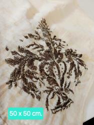 Tel kırma,  El İşleme Altın Sırma 50 x 50 cm.