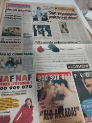 SABAH MELODİ GAZETESİ VE SABAH TELERAMA GAZETESİ KADINLARA ÖZEL GAZETESİ - 7  Aralık 1992 -Karikatürler-Walt Disney/Boncuk-Mort Walker-Dick Browne/Bizim Aile-Tom Armstrong/Marvin-Graham Allen-John Dodd/Kral Kedi-Süleyman Turan/Dön Artık-Astroloji-Bülent Kısa-Klinik-Meltem Pusat-Telerama Programı-Sabah Filmleri-Öğlen Filmleri-Akşam Filmleri-Erdoğan Sevgin-Aykut ışıklar-trt spikerleri kan ağlıyor-32 gün-mehmet Ali birand-hülya avşar-ibrahim tatlıses-gani müjde-demet akbağ-rasim öztekin-caner budak-kibariye-asuman arslan-şemsi inkaya-nilgün belgün-peker açıkalın-pelin körmükçü-bir başka gece-mahallenin muhtarları-fadime ticareti atılıyor-cihad tamer-yalçın gülhan-sevil öztekin-hanedan büyük dönüş-kanser dosyası-geri döndüler-alerjiler-sezer inanoğlu-fullden uras-hayri caner-kabadayılar kralı-cüneyt arkın-necla nazır-ekrem bora-makyaj yapmayın-aşk uçuşu-mel gibson-dracula-alman ırkçılığı-atatürk orman çiftliği-güzel ve çirkin-renk koray-şebnem dönmez-Kenan erçetingöz-akrep Nalan