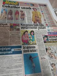 SABAH MELODİ GAZETESİ VE SABAH TELERAMA GAZETESİ KADINLARA ÖZEL GAZETESİ - 14 Temmuz 1993 -Karikatürler-Walt Disney/Boncuk-Mort Walker-Dick Browne/Bizim Aile-Tom Armstrong/Marvin-Graham Allen-John Dodd/Kral Kedi-Süleyman Turan/Dön Artık-Astroloji-Bülent Kısa-Klinik-Meltem Pusat-Telerama Programı-Sabah Filmleri-Öğlen Filmleri-Akşam Filmleri-Erdoğan Sevgin-cesur ve güzel-avrupa kupaları-cansu akbel-ilk durak kuşadası-galatasaray-beşiktaş-trabzonspor-kocaelispor-otobüsle mavi yolculuk-bedri baykam-yonca evcimik-yasak elma topluluğu-gecenin kahkahası-ali poyrazoğlu-rüstem batum-yasemin bozkurt-sıcağı sıcağına-ceketler uzadı-renkli dünyalar-gülşen Bubikoğlu- İbrahim tatlıses-neslihan acar-beyaz telefonlar-gelinin murat'ı-yıldıray çınar-esen püsküllü-şaka yapma-zeki alasya-metin akpınar-mağara adamı-ninja süper kahraman-insan avcıları-cüneyt arkın-aytekin akkaya-pandemi konduk-ayşen gruda-aykut oray-dursun Ali sarıoğlu-hırsızlar-kan ve gözyaşı-haluk bilginer-emin divrik-süpermarket-çarkıfele