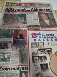 SABAH MELODİ GAZETESİ VE SABAH TELERAMA GAZETESİ KADINLARA ÖZEL GAZETESİ - 31 Mart 1994 -Karikatürler-Walt Disney/Boncuk-Mort Walker-Dick Browne/Bizim Aile-Tom Armstrong/Marvin-Graham Allen-John Dodd/Kral Kedi-Süleyman Turan/Dön Artık-Astroloji-Bülent Kısa-Klinik-Meltem Pusat-Telerama Programı-Sabah Filmleri-Öğlen Filmleri-Akşam Filmleri-Erdoğan Sevgin-ismi lazım değil-levent kırca-oya başar-sonsuz sevginin-nur sürer-vedat demir-gülelim ağlanacak halimize-nazlı ılıcak- Hüsamettin cindoruk-mesut yılmaz-eroin mafyası-aykut oray-orhan uzun-liderlerin gözüyle seçim-plastik cerrahların en güzeli-şebnem akyüz-ali öztürk-müge arda- Tülay Günay oğur-Asım Can gündüz-moğollar-mahsun kırmızıgül-emel tümer-efkan efekan-şevket uğurluer-volkan hür-çetin Alp seçildi cilt neden kurur-sağlık masalları-batman-acı hatıralar-hemen sayın-sadri alışık-türkan şoray-ekrem bora-tanju korel-laneti hapishane-evlilik çıkmazı-kırk yalan memiş-güneş ülkesi-söz meclisten içeri-mega turnike-hukuk dosyası