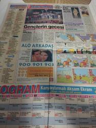 SABAH MELODİ GAZETESİ VE SABAH TELERAMA GAZETESİ KADINLARA ÖZEL GAZETESİ - 13 Şubat 1993 -Karikatürler-Walt Disney/Boncuk-Mort Walker-Dick Browne/Bizim Aile-Tom Armstrong/Marvin-Graham Allen-John Dodd/Kral Kedi-Süleyman Turan/Dön Artık-Astroloji-Bülent Kısa-Klinik-Meltem Pusat-Telerama Programı-Sabah Filmleri-Öğlen Filmleri-Akşam Filmleri-Erdoğan Sevgin-günün maçları-bosna hersek-çocuklar çiçektir-cengiz Kurtoğlu-Ayşe egesoy-nuray hafiftaş-uzaylı zekiye-sedan kızıltunç-istanbul büyükşehir belediye başkanı Nurettin sözen-gecenin rengi-çiğdem tunç-ümit kuzer-seda sayan-kayahan-volkan Konak-Cenk Eroğlu-Gülbahar merdivan-Zeynep keman-ahmet oktay-ahmet Hamdi Tanpınar-kitap kurdu-Ümit besen-seher dilmaç-tırnaklar yenileniyor-yağmur altında aşk-uyanık urfalı-şener şen-uğur yücel-muhsin bey-gecenin getirdiği-bizde arkadaş mıyız-türkan şoray-Göksel arsoy-yanlış karar-sevgililer günü-hülya avşar-gençlerin gecesi-ömer önder-filiz özten-bizim takım-umut taksi-telegün-dudaktan kalbe-İngiltere