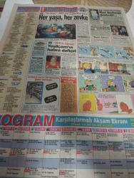 SABAH MELODİ GAZETESİ VE SABAH TELERAMA GAZETESİ KADINLARA ÖZEL GAZETESİ - 20 Şubat 1993 -Karikatürler-Walt Disney/Boncuk-Mort Walker-Dick Browne/Bizim Aile-Tom Armstrong/Marvin-Graham Allen-John Dodd/Kral Kedi-Süleyman Turan/Dön Artık-Astroloji-Bülent Kısa-Klinik-Meltem Pusat-Telerama Programı-Sabah Filmleri-Öğlen Filmleri-Akşam Filmleri-Erdoğan Sevgin-Umut taksi-adnan kahveci-büyüklerden masallar-gecenin rengi-hülya avşar-coşkun sabah-bir cumartesi eğlencesi-galatasaray-kayseri-gülbahar merdivan-hayri caner-mehmet Ali erbil-eczacıbaşı-selçuk ural-cumhur atalay-mert özmen-nil Burak-Estergon kalesi-serdar gökhan-zamanda yolculuk-kader yolcuları-ayhan ışık-izzet günay-migroskop-sultanahmet köftesi-paket yufka-malatya pazarı-paranın esiri-alüminyum folyo-tepeden tırnağa-kırışık katili-çamaşır suyu-yeşilçam'ın hatıra defteri-at yarışları-haberler-pop saati-bizimkiler-almancının karısı