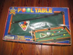 POOL TABLE  BİLARDO SETİ KUTUSUNDA