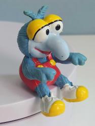 Vintage 1986 Muppet Babies Bebek Gonzo Figür