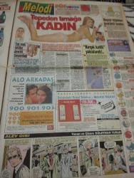 SABAH MELODİ GAZETESİ VE SABAH TELERAMA GAZETESİ KADINLARA ÖZEL GAZETESİ - 20 Şubat 1993 -Karikatürler-Walt Disney/Boncuk-Mort Walker-Dick Browne/Bizim Aile-Tom Armstrong/Marvin-Graham Allen-John Dodd/Kral Kedi-Süleyman Turan/Dön Artık-Astroloji-Bülent Kısa-Klinik-Meltem Pusat-Telerama Programı-Sabah Filmleri-Öğlen Filmleri-Akşam Filmleri-Erdoğan Sevgin-Adnan Kahveci Tv'de yaşayacak-gecenin rengi-galatasaray-kayseri-mini mini büyüklerden masallar-şenlik var-bir cumartesi eğlencesi-coşkun sabah-erol atar-hülya avşar-selçuk ural-Cumhur atalay-mert özmen-Nil burak-dünya ayaklarımın oldu-geceye selam-hayri caner-bitirimsin Hanım abla-belgin doruk-ani vuruşluk-almancının karısı-seviyorum-paranın eseri-cüneyt arkın-öğretmen zeynep-bülent bilgiç-zamanda yolculuk-estergon kalesi-mikroskop-sultanahmet köftesi-malatya pazarı-duble zeytinburnu-yiyecek koruyucu kap-tepeden tırnağa kadın-beyaz eşyanın ömrünü uzatın-kel Behzat delirdi-yeşilçam'ın hatıra defteri-kısmet kandıralı-haberler-ingiltere