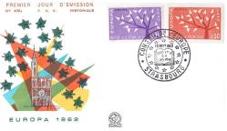 1962 FRANSA EUROPA CEPT İlk Gün Zarfı / FDC