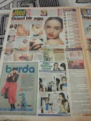 SABAH MELODİ TÜRKİYE'NİN TEK KADIN GAZETESİ -19 Kasım 1993 - Aşkı arayan adam-Süleyman Turan-melodi puf-astroloji-bülent kısa-melodi roman-aşk fırtınası-Klinik -yöneten meltem pusat-ikili ilişkiler-melodi restaurant-afiyet olsun-boncuk/Walt Disney -bizim aile/mort Walker -dick browne-marvin/Tom armstrong-kral kedi/Graham Allen -john dodd-melodi genç- atıştırmayın yiyin-çamaşırda masumiyet çağı-çocuğun en sevdiği uğraşlar-topluluk karşısında konuşmak sanattır-tansu Çiller gibi yapın-hanımlar kendilerine bakmaya başladılar-çorapta değişmeyen moda-güzel bir ağız-iyi makyaj için temiz fırçalar-giysileri beyaz lekeden koruyun-Türkiye'de yeni saatler-doğuştan sakatlıklara son kısa çizgi yeni migren tedavisi-kayınvalidemizle arkadaş olun-uzun yaşamanın sırları-sarımsaklı tavuk-tıpta Devrim-yapay kan-Nükhet sezen'e sığındı-nükhet duru-sezen Aksu kısa çizgim Ozan orhon-sessiz ve derinden-bisiklet radyosu-beni silmeyin-cesur ve güzel-hayvanlar ve sahipleri