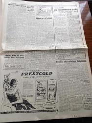 Cumhuriyet Gazetesi - 17 Temmuz 1960 - Hayırlı Bir İşaret Yazan Nadir Nadi Köşe Yazısı - Adama Petrol Sahası Olacak Ümit Büyük - Cemal Gürsel'in İlk Yurt Gezisi -  Para Fonu Heyetinin Ankara'daki Temasları Çok Müspet Neticelendi - Geyikli Hadiselerinin Duruşması Başladı - Saidi Nursi'nin Cesedi Isparta'da Defnedildi - İkinci Cumhuriyetin İhtilal Meclisi Üyeleri 3 Yazan Cevat Fehmi Başkut Yazı Dizisi - Başbakanlık Müsteşarı Albay Alparslan Türkeş İle Görüşme - Danimarka Milli Takımını Taşıyan Uçak Denize Düştü - Dümensiz Gemi Yazan Rikkat Köknar Yazı Dizisi - Kennedy Dünyanın Cok Değiştiğine Dikkat Çekti - Resimli Roman Başkasının Günahı Çizen Yves Sayol - Koruyucu Melekler Çizgi Roman - Bay Oscar Karikatür - Profesör Nimbüs'ün Maceraları Çizgi Roman - Yedi Dakika Yazan Doğan Nadi - 270 Atletin Katıldığı İstanbul Şampiyonasının İlk Günü Fenerbahçe 54  Beşiktaş 54 - İstanbul Bisiklet Şampiyonası - Metin Oktay İzmirspor'da - Dün Uzun Bir Toplantı Yapan Futbol Federasyonu Kararları