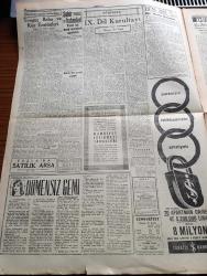Cumhuriyet Gazetesi - 18 Temmuz 1960 - Memurların Siyasetle Uğraşmaları Yazan Feridun Ergin Köşe Yazısı - 6 7 Eylül Hadiseleri İle İlgili Yeni Tahkikat Açılıyor - İkinci Cumhuriyetin İhtilal Meclisi Üyeleri 4 Yazan Cevat Fehmi Başkut Yazı Dizisi - Albay Osman Köksal ile Görüşme - Sanayi Bakanı Muhtar Uluer Adana'da Petrol Sahasında - Orgeneral Cemal Gürsel Bu Sabah Doğu Bölgesinde Yurt Gezisine Çıkıyor - Belediye Yeni Bir Sistemle Çalışacak - Kok Kömürü Alacaklar Yeniden Tesbit Ediliyor - Davutpaşada Bulunan 173 Mahkumdan 30 u Hafta İçinde Serbest Bırakılıyor - Dümensiz Gemi Yazan Rikkat Köknar Yazı Dizisi - Tonguç Baba Ve Köy Enstitüleri Yazan Dr. Mediha Esenel - 9. Dil Kurultayı Yazan Hasan Ali Yücel Köşe Yazısı -  Birleşik Arap Cumhuriyeti Küba'dan Tütün Alıyor - Eski Eoka Mensupları Kıbrıs'ta Bir Parti Kurdu - Resimli Roman Başkasının Günahı Çizen Yves Sayol - Kaatil Kim Yazan Geo Duvic Yazı Dizisi  - Beşiktaş Atletizm Şampiyonu - Bisiklet Şampiyonasını Bedri Sakarya Kazandı