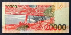 SAO TOME PRİNCİPE=2010  20000 Dobras P-67d  ÇİL'