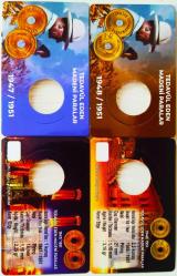 1947-1951 Arası 1-2.5 Kuruş 2 Adet Kapama ((Folder)) Fiyatıdır