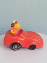 Vintage 1988 Birdie Bird Figür Plastik Çek Bırak Araba Figür McDonalds