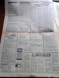 Ulus Gazetesi - 25 Haziran 1967 - Ekmek Ve Partizanlık Meselesi Yazan Cihad Baban Köşe Yazısı - Neredeeen Nereye Yazan Selahattin Hakkı Esatoğlu Köşe Yazısı - Dokunulmazlık Konusundaki Tartışmalar Devam Ediyor - Amerikan Dışişleri Johnson Ve Rus Dışişleri Bakanı Kosigin Bugün Yeniden Buluşacaklar - Amerikayı Protesto Mitingi Dün İstanbul'da Yapıldı İsteğimiz Bağımsız Mustafa Kemal Türkiyesidir - Cumhurbaşkanı Cevdet Sunay 27 Haziran'da Fransa'ya Gidiyor - İnönü Şehitleri İçin İsmet İnönü Bir Mesaj Gönderdi - İdil Biret Pragda Çok Başarılı Konser Verdi - Sovyet Savaş Gemileri Boğazlardan Geçmeye Devam Ediyor -  Adalet Partisi Halkı Değil Çıkar Zümresini Koruyor - Devlet Tiyatrosu Yazan Kamuran Evliyaoğlu Köşe Yazısı - 08 de Marko Paşa Her Gün Dert Dinliyor - Şile Açıklarında 16 Ton Kaçak Kahve Ele Geçirildi - Yılların Hayalini Hakikat Yapan Anadol - En Çok Gol Atan Ekip Bursaspor - Ve Bir Gol Kralı Osman Arpacıoğlu- Türkiye Kupası Göztepe Altay Finali