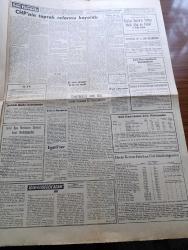 Son Havadis Gazetesi - 8 Ekim 1965 - Bugün Varmış Yarın Yokmuş Yazan Mümtaz Faik Fenik Köşe Yazısı - Milli Eğitim Bakanı Cihat Bilgehan'ı Yıpratmak Uğruna Solcular Mağdur Öğrencileri Alet Etmeye Kalktılar - Adalet Partisi Lideri Süleyman Demirel Konyalılara Hitap Etti CHP'nin Toprak Reformu Hayaldir Dedi - Egeliler Bugün Adalet Partisi Mitingine Hazır - Yüksek Menderes Aydın'da Kadınlar Mitinginde Bir Konuşma Yaptı - Radyo Seçim Gecesi Sabaha Kadar Çalışacak - Yeni Türkiye Partisi Genel Başkanı Ekrem Alican Aşırı Sol Ve Sağ Diktaya Sürüklenmekten Kurtulmalıyız - Tarafsızlar Yazan Orhan Seyfi Orhon Köşe Yazısı - Hitler'in Yardımcısı Bormann Bir Ormanda Yaşıyor - Batu'nun Maceraları Yazan ve Çizen Yurdagün Göker - Endülüs'te İslam Cengaver peri Yazan Zuhuri Danışman - Nonoş Karikatür - Elektronik İnek - Semih Sergen Efes Otelinde Muhabirimiz Hüsnü Menge İle Görüşürken Fotoğraf - Çocuklar Ve Büyükler Oraloğlu Tiyatrosunun İlk Oyunu - Çeklere Karşı Ali Sami Yen Stadında Oynayacağız
