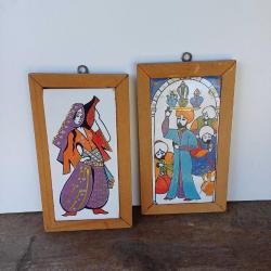 LOT.17 » Antika Minyatür Sanatı ,2 adet 1960