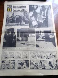 Hürriyet Gazetesi - 22 Şubat 1964 - İsmet İnönü'ye Suikast - Kayserili Elektrikçi Mesut Suna Saat 12 de Başbakanlıktan Çıkan İsmet İnönü'ye 3 El Ateş Etti Fakat İsabet Ettiremedi - Ateş Sesi Duyulunca İsmet İnönü Gayrıihtiyarı Bu Suikast Dedi Yazan Necdet Çalp - Mesut Suna'ya 24 Yıl Hapis Cezası Verilecek - Suikastçı Hayranıyım Diye İsmet İnönü'den Randevu İstemiş - Ragıp Gümüşpala Olayı Tel'in Etti - Güneş Bazen Geç Doğar Aşk Ve Macera Romanı Çizen Faruk Geç - Kuruluşunun 118. Yıldönümünde Jandarma Hala Dayak Atıyor - Ayrılık Yılları Aşk Romanı Yazan Denise Robins Yazı Dizisi - Halk Üniversitesi Siyonizm - Süreyya Ağa Han'ın Hayatı Adlı Filmde Begüm'ü Canlandıracak - Fenerbahçe İstanbulspor Milli Lig Maçı Tehir Edildi - İzmir Seyircisi Karşıyaka Küme Düşmesin Diye Tezahürat Yapacak - İsmet İnönü'ye Suikastten Fotoğraflar - Fatoş Çizgi Roman - Gökler Hakimi Gordon Çizgi Roman - Güngörmüşler Çizgi Roman - Dedektif Nik'in Maceraları Çizgi Roman