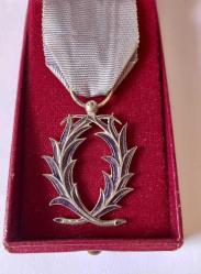 ORJİNAL FRANSA PALMİYE YAPRAĞI MOR ŞÖVALYE MADALYASI EN YÜKSEK ONUR MADALYASI...