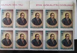 Ziya Gökalp'in Doğumunun 100.Yılı Anma Pulu