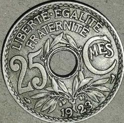 FRANSA 1923   25 CENTIMES