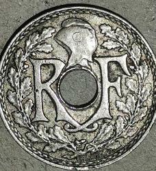 FRANSA 1923  5  CENTIMES