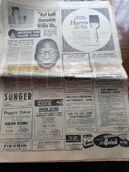 Hürriyet Gazetesi - 4 Şubat 1967 - İzmir Canavarı - Türk Kızına Almanya'da Yapılan Feci İşkence İnfial Uyandırdı - Alman Basını Olayı Böyle Verdi - İçişleri Bakanı Faruk Sükan Aşırı Sola Karşı Kesin Tedbirler Alınacaktır - Anarşistlerin Bir Kısmı Kan Dökerek İhtilal Yapmak İsteyen Mao'culardır - Trabzon Of Göksel Köyünde 100 Köylüden Altı Gündür Haber Yok - 4 Ay Önce Türkiye'ye Gelen Sovyet Vatandaşı Agayef Yeşilköy'den Rusya'ya Posta Edildi - Yeşil Çiçek Aşk Ve Macera Romanı Çizen Faruk Geç - Bizimkiler Yazan Kemal Bisalman Çizen Sezgin Burak - Avrupa Kupası Maçı Bugün Ali Sami Yen'de 14.30 da Türkiye İspanya İle Karşılaşıyor - Milli Takım Oyuncuları Fotoğraf - İspanya Futbol Federasyonu Genel Sekreteri Andre Ramirez Türklerden Çekiniyoruz - Arçelik Reklamı - Mimar Sinan Tarafından Yapılan Su Kemeri Fotoğraf - Kader Çizgisi His Romanı Yazan Lewis Cox Yazı Dizisi - İnci Birol Galatasaray Hisar Pavyonunda - Hacı Ömer Sabancı Mevlüt İlanı - Rejisör Eliaçık Kazankaya Fatma Girik