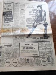 Hürriyet Gazetesi - 4 Şubat 1967 - İzmir Canavarı - Türk Kızına Almanya'da Yapılan Feci İşkence İnfial Uyandırdı - Alman Basını Olayı Böyle Verdi - İçişleri Bakanı Faruk Sükan Aşırı Sola Karşı Kesin Tedbirler Alınacaktır - Anarşistlerin Bir Kısmı Kan Dökerek İhtilal Yapmak İsteyen Mao'culardır - Trabzon Of Göksel Köyünde 100 Köylüden Altı Gündür Haber Yok - 4 Ay Önce Türkiye'ye Gelen Sovyet Vatandaşı Agayef Yeşilköy'den Rusya'ya Posta Edildi - Yeşil Çiçek Aşk Ve Macera Romanı Çizen Faruk Geç - Bizimkiler Yazan Kemal Bisalman Çizen Sezgin Burak - Avrupa Kupası Maçı Bugün Ali Sami Yen'de 14.30 da Türkiye İspanya İle Karşılaşıyor - Milli Takım Oyuncuları Fotoğraf - İspanya Futbol Federasyonu Genel Sekreteri Andre Ramirez Türklerden Çekiniyoruz - Arçelik Reklamı - Mimar Sinan Tarafından Yapılan Su Kemeri Fotoğraf - Kader Çizgisi His Romanı Yazan Lewis Cox Yazı Dizisi - İnci Birol Galatasaray Hisar Pavyonunda - Hacı Ömer Sabancı Mevlüt İlanı - Rejisör Eliaçık Kazankaya Fatma Girik