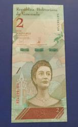 Venezuela 2018 2 Bolivar çil