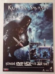 KUTSAL SAVAŞÇI / Prıest ( Dvd - VCD tanıtım ) ~ Ebat : 22 X 30