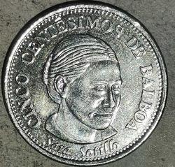 PANAMA 2019 5 CENTAVOS