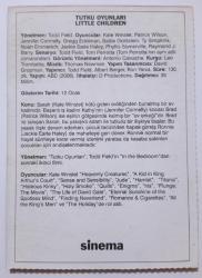 Tutku Oyunları * Lıttle Chıldren * Kate Wınslet & Jennifer Connelly ~ [ SİNEMA KARTI ]