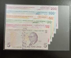 9.EMİSYON F001 PARA SETİ ÇİL KONDİSYONDA