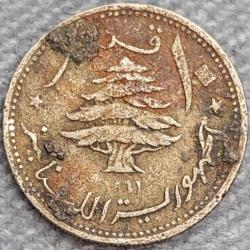 LÜBNAN 10 Piastre, 1961 ÇÇT