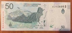 ARJANTİN 50 PESOS ÇİL  RESİMDEKİ ÜRÜN
