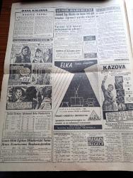 Akşam Gazetesi - 16 Ekim 1960 - Celal Bayar Ve Nedim Ökmen'in 5 Yıl Hapsi İstendi - Köpek Davası Duruşmasında Savcı Celal Bayar'ı Dün İstiklal Harbinden Kaçtığını İma Etti - İsmet İnönü Konuşmuyor - Fatin Rüştü Zorlu'nun Annesi Zorlu Davranıyor - Adnan Menderes Avukatı Burhan Apaydın'a Yıldırım Telgrafı Çekti - Celal Bayar'ın Çeşmesi Akmıyor - Celal Bayar'dan İki Avukat Yüzer Bin Lira İstedi - Yüksek Adalet Divanı Başkanı Salim Başol - Yüksek Adalet Divanı Başsavcısı Altay Ömer Egesel - Ratip Tahir Burak'ın Fırçasından Köpek Davası - 6 7 Eylül Kararnameleri Sanıklara Dün Dağıtıldı - Kızkulesi Kahramanı Çizen Suat Yalaz - Yassıada Lokantasında İlk Gün 729 Kişi Yemek Yedi - Günah Maskesi Çizgi Roman Resimleyen Remzi - Kazova Mağazaları - Geyşa'nın Hatıra Defteri Yazan Kimiko Omura Yazı Dizisi  - Bize Barbaroslu Derler Çizen Ratip Tahir Burak -  Can Bartu Dün Alsancak Stadının Kahramanıydı - Beşiktaş Adana Demirspor'u Yendi - Yabancı Gözüyle Yassıada Mahkemeleri