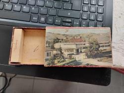 TÜTÜN TARİHİ - ÇOK NADİR BÜYÜK EBAT İstinye Türkay kibrit  fabrikası GÖRSELLİ KİBRİT KUTUSU - YENİ KOÇ ÜNİVERSİTE BİNASI