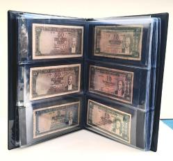 Banknot Para Albümü       60 × 2 =, 120  Adet Cep li