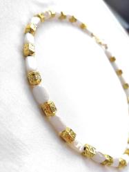 Altın Hematitli Sedef Kolye