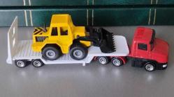 LOT.3 » DİECAST ALMAN DEVİ SİKU KEPÇE TAŞIYICI TIR KEPÇE İLE BİRLİKTE KULLANIILMIŞ   PIRIL PIRIL KUTUSUZ KOLEKSİYON ÜRÜNÜ